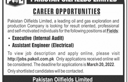Pakistan Oilfield's Limited Exciting Career Opportunities